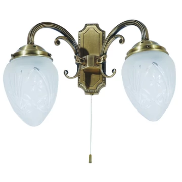RÁBALUX Annabella 2ágú fali lámpa, E14, 2x40W, bronz (8632)