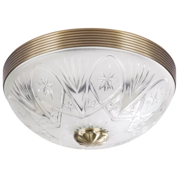 RÁBALUX Annabella mennyezeti lámpa, E27, 2x60W, bronz (8638)