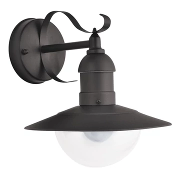 RÁBALUX Oslo kültéri fali lámpa, E27, 60W, matt fekete, IP44 (8680)
