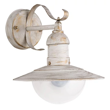 RÁBALUX Oslo kültéri fali lámpa, E27, 60W, antik fehér, IP44 (8681)