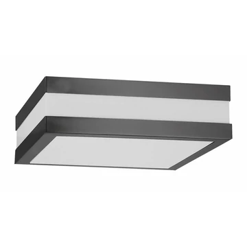 RÁBALUX Stuttgart kültéri mennyezeti lámpa, 285x285, E27, 2x11W, antracit, IP44 (8685)