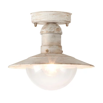 RÁBALUX Oslo kültéri mennyezeti lámpa, E27, 60W, fehér-arany, IP44 (8739)