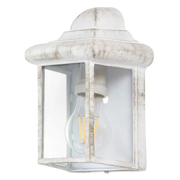 RÁBALUX Norvich kültéri fali lámpa, E27, 60W, antik fehér, IP44 (8753)