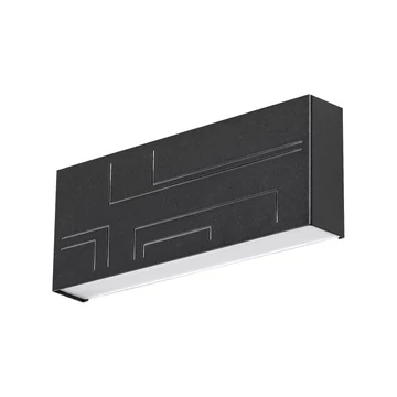 RÁBALUX Maribor kültéri fali lámpa, LED, 12W, fekete (8873)