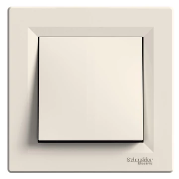 SCHNEIDER ELECTRIC ASFORA Kétpólusú kapcsoló, rugós bekötés, bézs (102) (EPH0200123)
