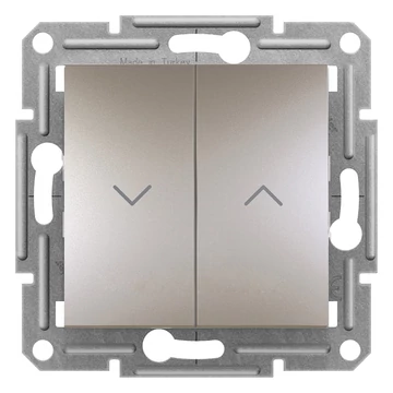SCHNEIDER ELECTRIC ASFORA Redőnynyomó, csavaros bekötés, bronz (EPH1300369)