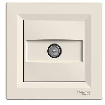 SCHNEIDER ELECTRIC ASFORA TV aljzat, végzáró, 1 dB, bézs (EPH3200123)