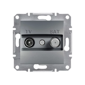 SCHNEIDER ELECTRIC ASFORA TV/SAT aljzat, végzáró, 1 dB, acél (EPH3400162)