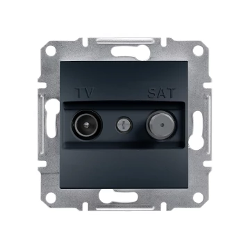 SCHNEIDER ELECTRIC ASFORA TV/SAT aljzat, végzáró, 1 dB, antracit (EPH3400171)