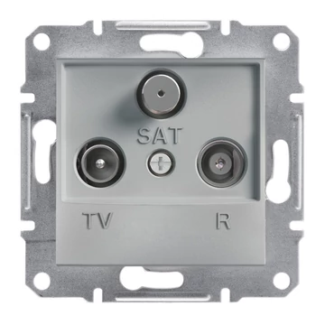 SCHNEIDER ELECTRIC ASFORA TV/R/SAT aljzat, végzáró, 1 dB, alumínium (EPH3500161)