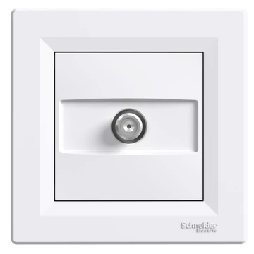 SCHNEIDER ELECTRIC ASFORA SAT aljzat, végzáró, 1 dB, fehér (EPH3700121)
