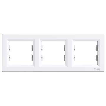 SCHNEIDER ELECTRIC ASFORA Hármas keret, vízszintes, fehér (EPH5800321)