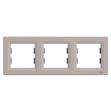 SCHNEIDER ELECTRIC ASFORA Hármas keret, vízszintes, bronz (EPH5800369)