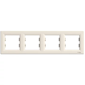 SCHNEIDER ELECTRIC ASFORA Négyes keret, vízszintes, bézs (EPH5800423)