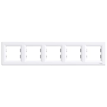 SCHNEIDER ELECTRIC ASFORA Ötös keret, vízszintes, fehér (EPH5800521)