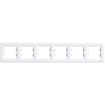 SCHNEIDER ELECTRIC ASFORA Hatos keret, vízszintes, fehér (EPH5800621)