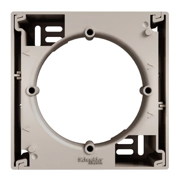 SCHNEIDER ELECTRIC ASFORA Egyes kiemelőkeret, vízszintesen sorolható, bronz (EPH6100169)