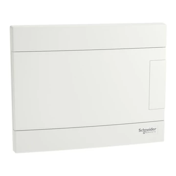 SCHNEIDER ELECTRIC EASY9 EU Kiselosztó, 8 modul, PE+N sínnel, teli ajtóval, süllyesztett (EZ9EUB108)