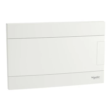 SCHNEIDER ELECTRIC EASY9 EU Kiselosztó, 12 modul, PE+N sínnel, teli ajtóval, süllyesztett (EZ9EUB112)