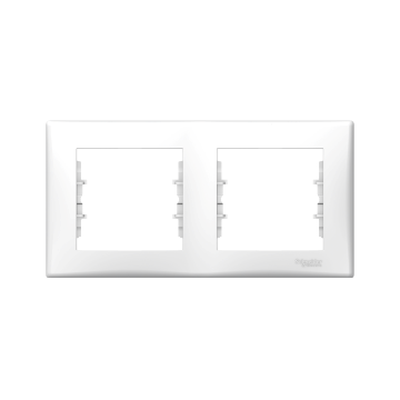 SCHNEIDER ELECTRIC SEDNA Kettes keret, vízszintes, fehér (SDN5800321)
