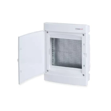 TEHNOPLAST Süllyesztett lakáselosztó doboz, 24 modulos, fehér ajtó, 361x287x112 mm, IP40 (THP-U24CW IT)