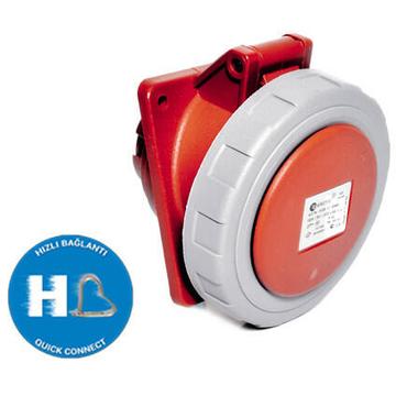 TP ELECTRIC 5X16A - Beépíthető dugalj (rugós - gyors bekötésű) IP67 (3006-309-1600)