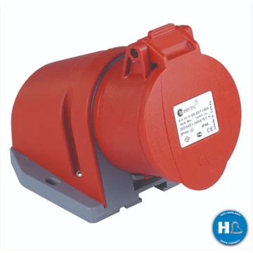 TP ELECTRIC 5x32A - Felületre rögzíthető dugalj (rugós - gyors bekötésű) (IP44) (3007-307-1600)