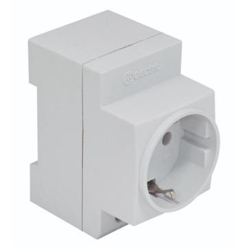 TP ELECTRIC Sínre pattintható dugalj 2P+F 220-240V 50-60Hz (3101-312-0600)