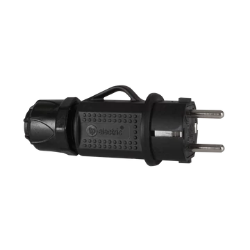 TP ELECTRIC Dugvilla tömszelencével, 1Px16A, IP44, 250VAC, német (DIN) típus, fekete (3101-700-0300)
