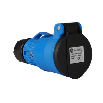 TP ELECTRIC Dugalj tömszelencével, 1Px16A, IP54, 250VAC, német (DIN) típus, kék (3101-705-0900)