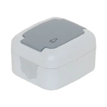 TP ELECTRIC Falon kívüli dugalj fedéllel - IP54, 220V, 72 x 80 mm (3201-025-0601)