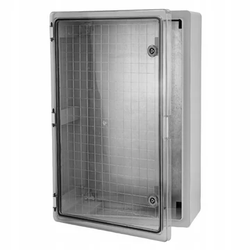 TP ELECTRIC Műanyag elosztószekrény átlátszó ajtóval, 400x600x200 mm, IP65, ABS, fém szerelőlappal (3310-560-0100)