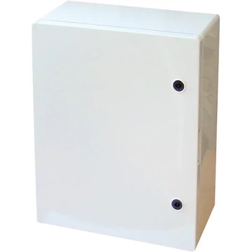 TRACON Műanyag elosztószekrény, HxWxD=500x400x175mm, IP65, IK10, 1000V AC/DC, RAL7035 (TME504018)