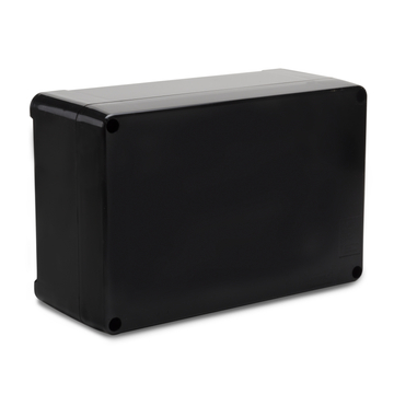 DIETZEL UNIVOLT PKG 300 OP fekete páncéljellegü doboz, sima falú, vakolat fölé,UV-Álló, -25°C/+60°C (013010)