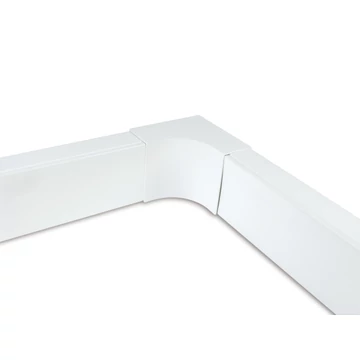 DIETZEL UNIVOLT MIES 50/100 fehér belsö sarokelem, lekerekített, MAK csatornához -25°C/+60°C (086043)