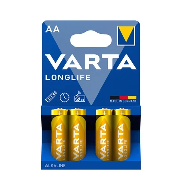 VARTA Longlife Alkáli Ceruza Elem AA, LR6, B4, 1.5V (LLLR6)