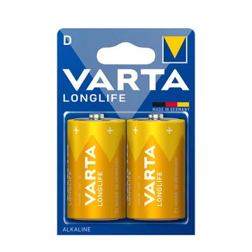 VARTA Longlife Alkáli Góliát Elem D, LR20, B2, 1.5V (LR20)