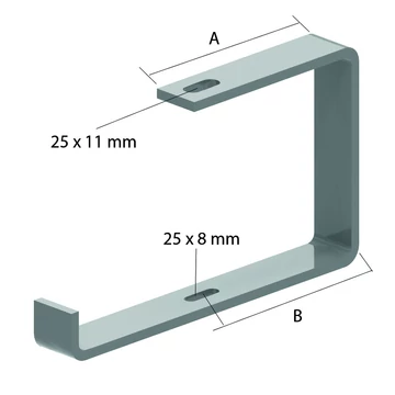 VERGOKAN OBZ 180x100 C tartókengyel horganyzott (6309052940)