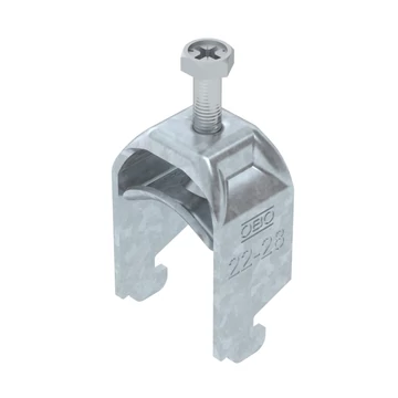 OBO Bettermann BS-N1-M-28 FT Kengyeles bilincs 22-28mm merítetten tűzihorganyzott, DIN EN ISO 1461 (1187020)