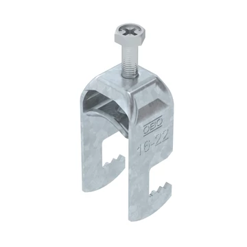OBO Bettermann BS-F1-M-22 FT Kengyeles bilincs 16-22mm merítetten tűzihorganyzott, DIN EN ISO 1461 (1187414)