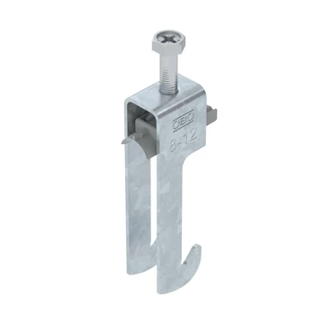 OBO Bettermann BS-W1-K-12 FT Kengyeles bilincs 08-12mm merítetten tűzihorganyzott, DIN EN ISO 1461 (1187702)