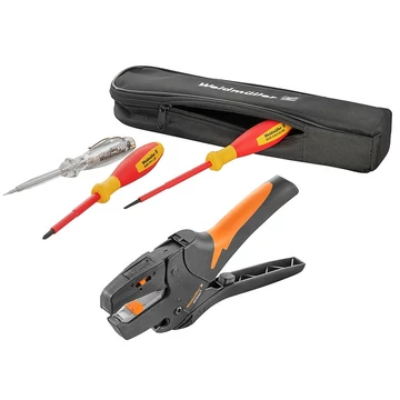 WEIDMÜLLER STRIPAX SD PROMO Csupaszoló és vágószerszám készlet, 0,08-10mm² + csavarhúzó készlettel (2919540000)