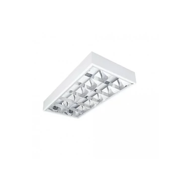 KANLUX Lámpatest tükrös rácsos, LED-hez, RSTR N 218/4LED/NT (armatúra) (31060)