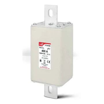 df Electric NH3 LgPV biztosító, 350A, 1500 VDC, sínre csavarozható (372448B)