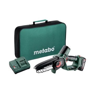 METABO MS 18 LTX 15 Akkus ágvágó fűrész, 18V 1x2Ah LiPOWER, Akkutöltő SC 36, szerszámtáska (600856500)