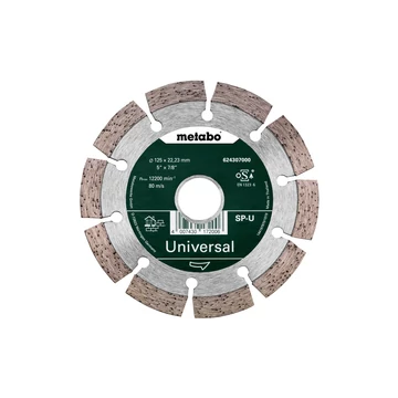 METABO Gyémánt vágótárcsa betonhoz, - SP - U, 125 x 22,23 mm (624307000)