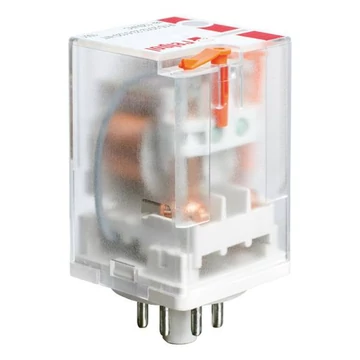 RELPOL R15-2012-23-5110-WTL Ipari relé, 2C/O, 10A, 110VAC, tesztkar, LED (804573)