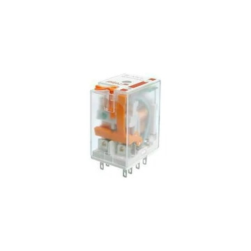 RELPOL R2-2012-23-5024-WT Miniatűr ipari relé, 2C/O, 12A, 24VAC, tesztkar (851419)