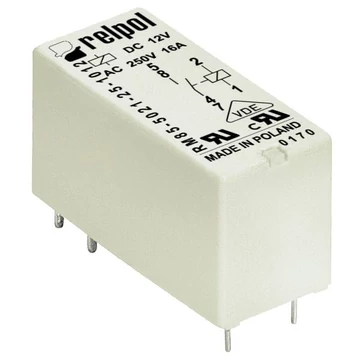 RELPOL RM85-5021-25-1024 inrush Miniatűr relé, 1N/O, 16A, 24DC, inrush (855082)