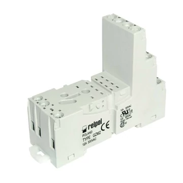 RELPOL GZM2 Relé foglalat, R2N reléhez, szürke 8 pin (857440)